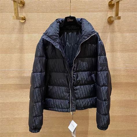 dior oblique down jacket replica|dior oblique jacket hooded.